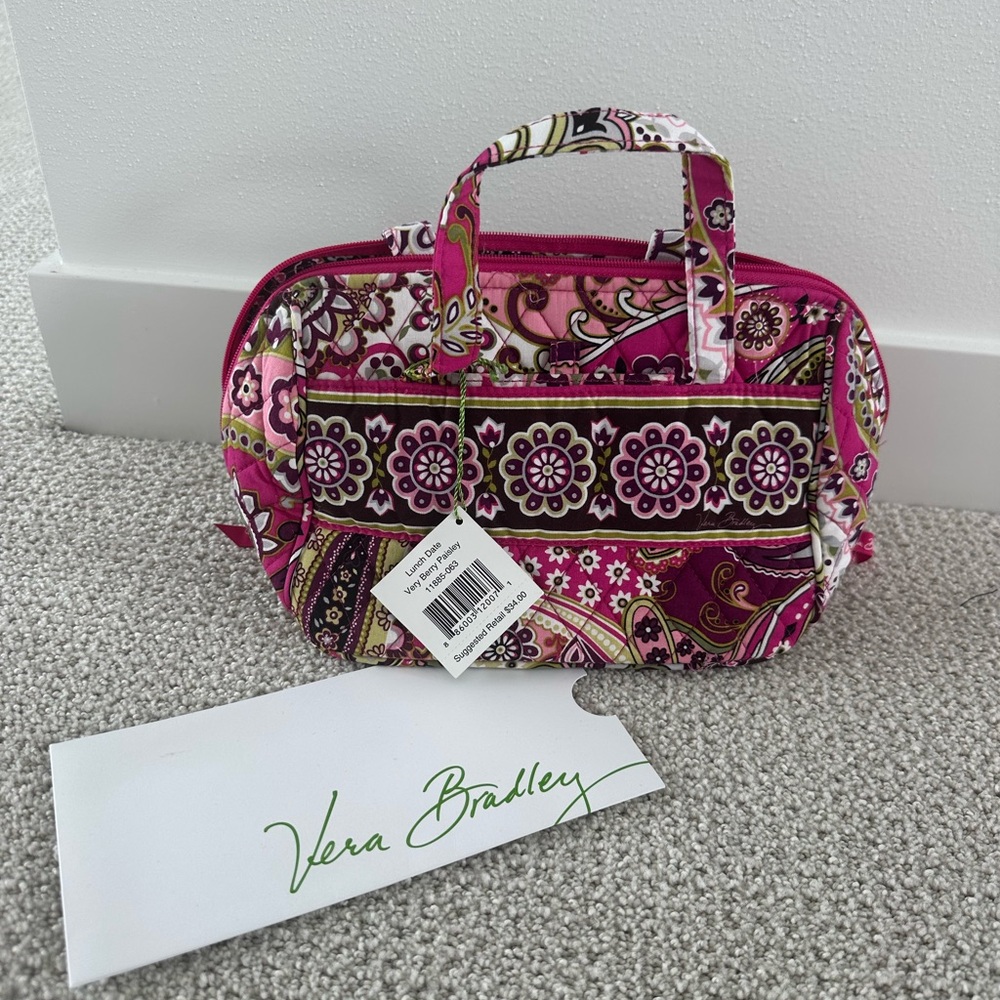 Vera Bradley Pink lunch box